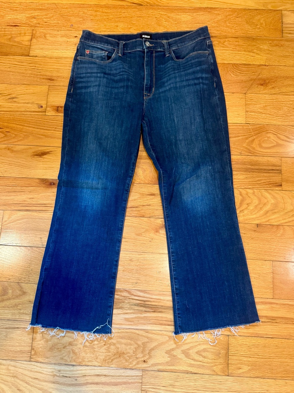 Hudson Blair Jeans with Raw Hem